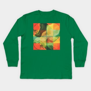 Abstract artwork Kids Long Sleeve T-Shirt